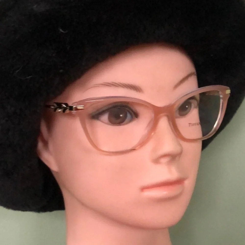 Tiffany & Co.  Eyeglasses Women's Milky Pink Gradient Full Rim 54 16 140